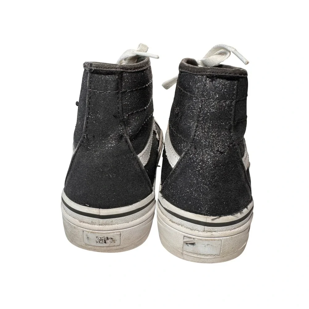 Vans Sk8 Hi Glitter Sparkle Platform Sneakers Women's Size 7 Ultracush Wafflecup